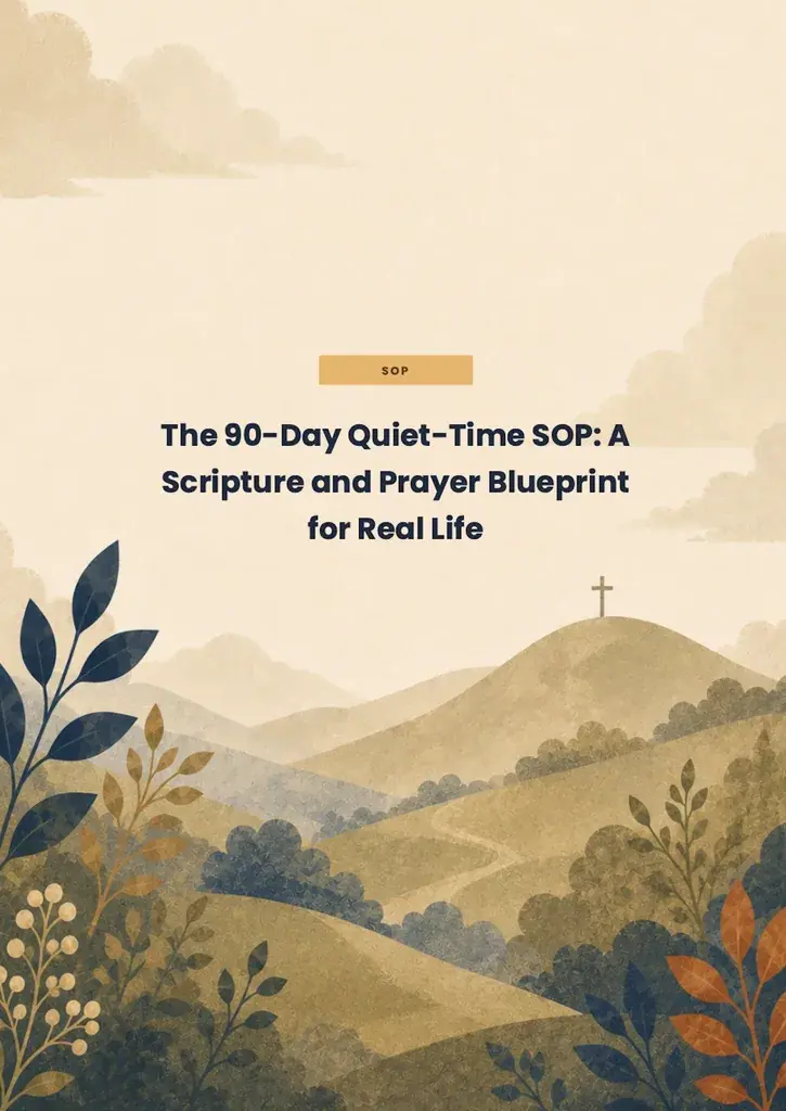 The 90-Day Quiet-Time SOP — cover